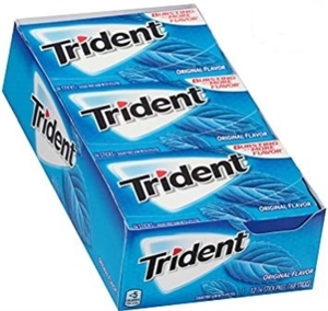Trident Peppermint Tab 12's Pellet pack Sugg Ret $1.59