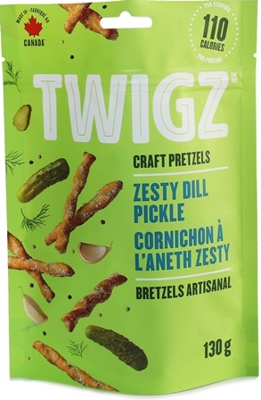 Twigz Pretzels Dill 12/130g Sugg Ret $5.49
