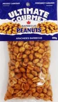 Ultimate Gourmet Header Bag BBQ Peanuts 12/210g Sugg Ret $4.49