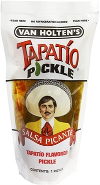 Van Holten's Tapatio Hot Sauce Dill Pickle-In-A-Pouch 12/112g Sugg Ret $3.49