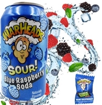 Warheads Sour Blue Raspberry 12/355ml Sugg Ret $3.49