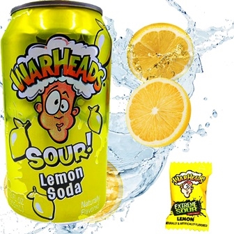 Warheads Sour Lemon 12/355ml Sugg Ret $3.49