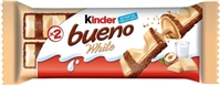 Kinder Bueno White Chocolate Bar 20/43g  Sugg Ret $$2.29