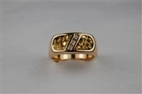 Fine Jewelry - Men's Rings - 14 Karat Yellow Gold Nugget Ring