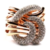 Fine Jewelry - Rings - 18 Karat Rose Gold and Diamond Ring