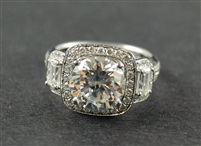 Wedding Rings - Ring Settings - 18 Karat White Gold Diamond Setting