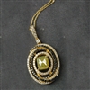 Fine Jewelry - Necklaces - 18 Karat Yellow Gold, Black and White Diamond Necklace