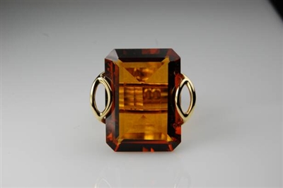 Fine Jewelry - Rings - 18 Karat Yellow Gold Citrine Ring