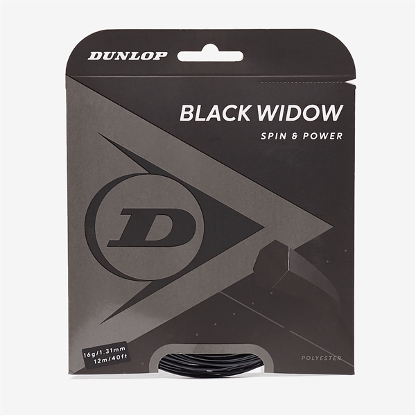 624849 Dunlop Black Widow 16 Tennis String