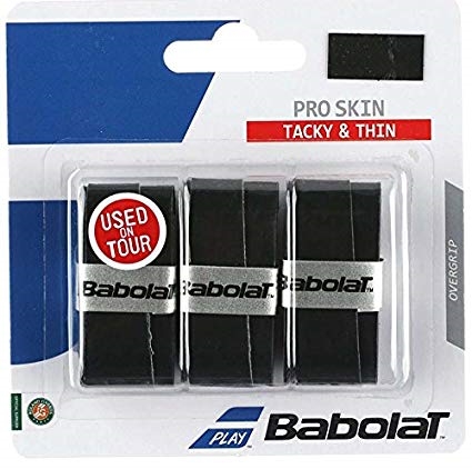 Babolat Pro Skin (3-Pack) Tennis Overgrip (Black) 653036 105