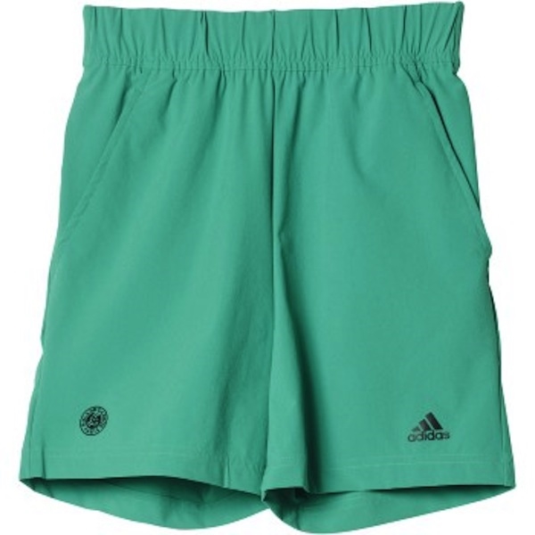 Adidas Boys Roland Garros Short- Core Green/Black