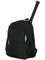 CSTBN205 Ame & Lulu Courtside 2.0 Tennis Backpack (Black/Blue)