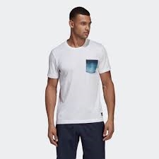 DV2965  Adidas Parley Pocket Tee, White