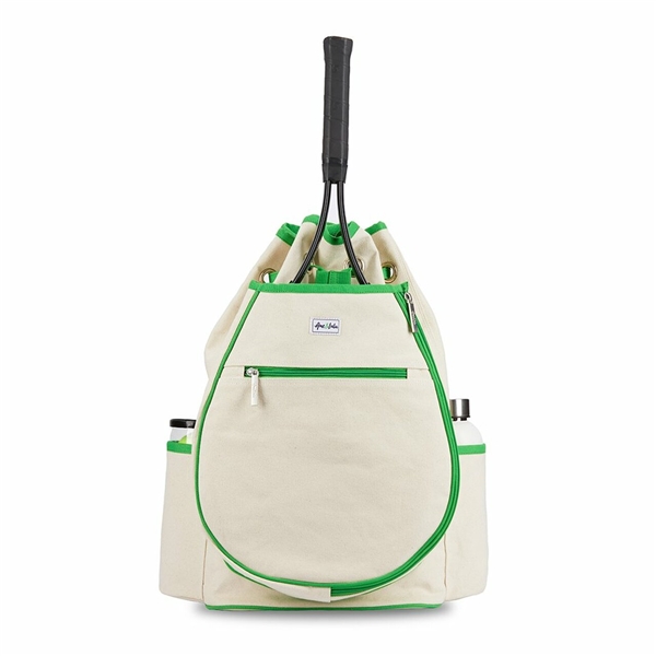 HTBP153 Ame & Lulu Hamptons Tennis Backpack (Limeade)