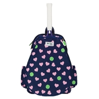 LLTBP164 Ame And Lulu Juniors` Little Love Tennis Backpack