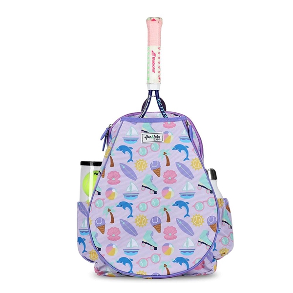 LLTBP252 Ame And Lulu Juniors` Little Love Tennis Backpack