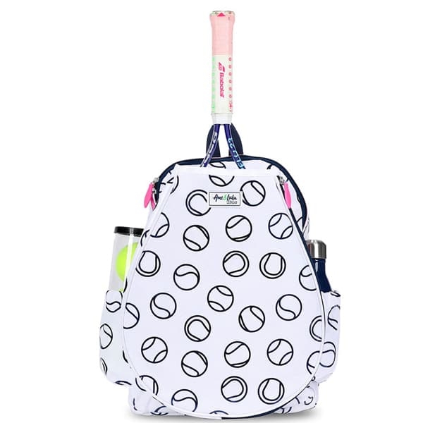 LLTBP253 Ame And Lulu Juniors` Little Love Tennis Backpack