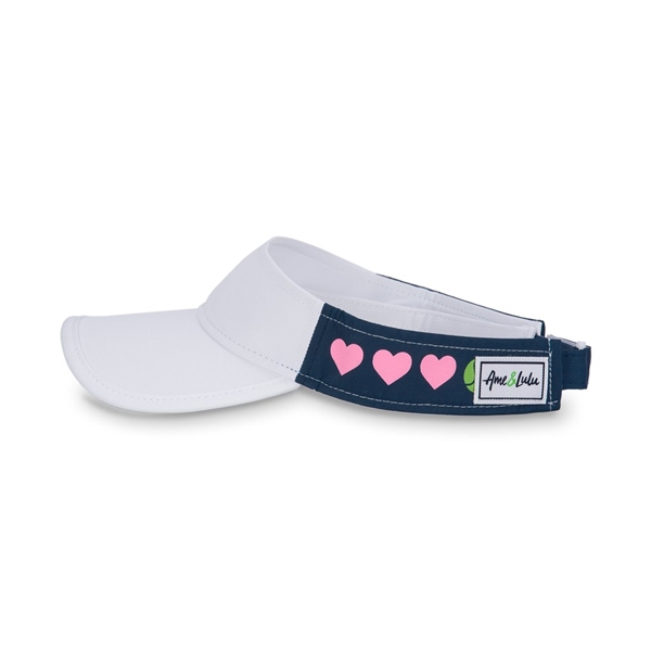 LLV164 Ame & Lulu Little Love Visor (Hearts)