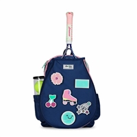 LPTBP233   Ame & Lulu Little Patches Tennis Backpack (Retro Vibes)