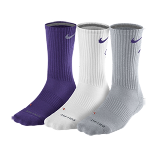 Nike Men's Dri-FIT Fly Crew Socks 3-Pack