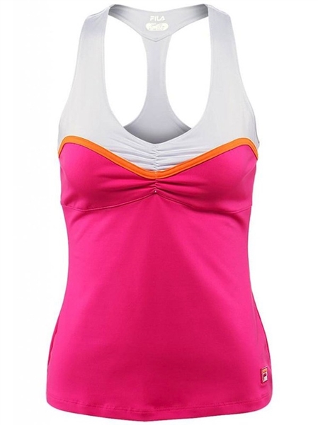 Fila Women's Baseline Cami Tank White/Pink