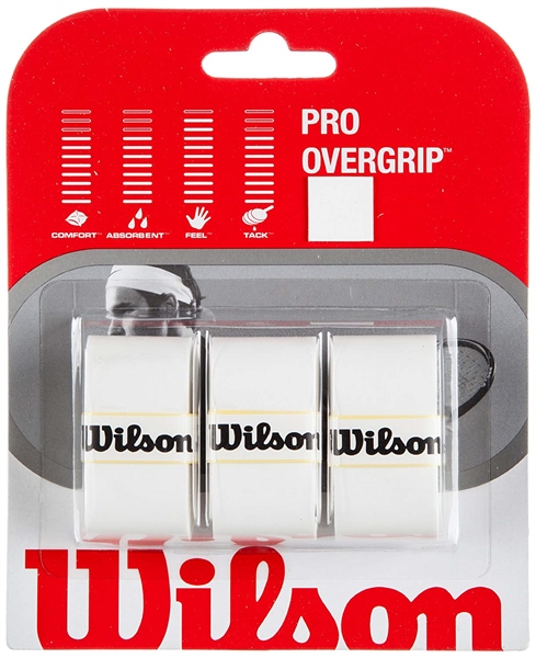Wilson Pro Overgrip (3 Pack) WRZ4014-WH