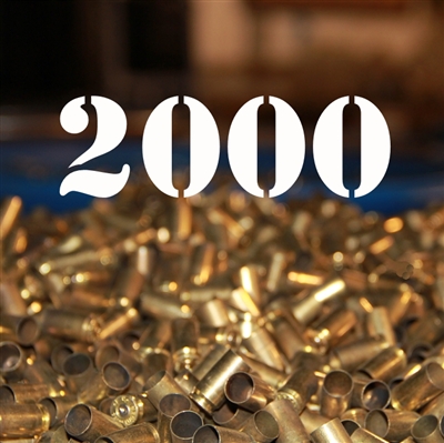 40 S&W once fired brass cases for reloading