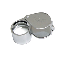 Grobet USAÂ® 10X Single Lens Loupe, Chrome