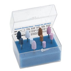 Gesswein Mounted Stone Sample Set, 1/8" Shanks