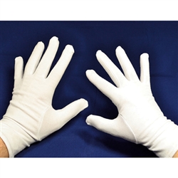 White Cotton Inspection Gloves (Premium)