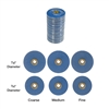 Snap-On Blue Zirconia Discs
