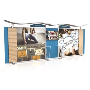 Timberline - 20ft Hybrid Slat Wall Display