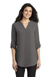 Port Authority Ladies 3/4-Sleeve Tunic Blouse