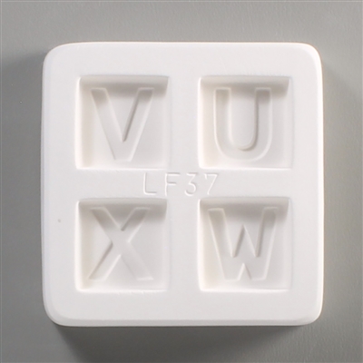 LF37 U-X Letter Squares