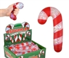 5" Squeezy Sparkle Candy Cane (#1027)