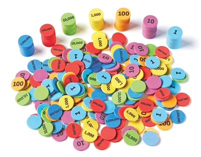 Got-Special KIDS|Learning Resources Place Value Disk - 280 Pieces