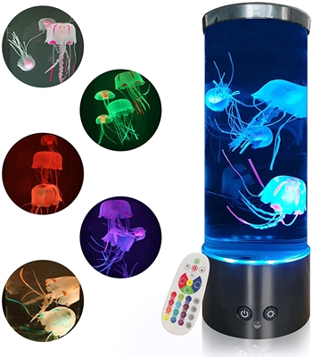 Playlearn Round Jellyfish Lamp with Remote