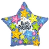 Happy Birthday Star Balloon