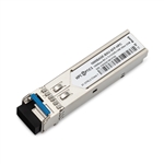 FN-TRAN-SFP-1BU10 1 GE SFP transceiver module, 10km 1 GE SFP BIDI transceiver module, long range 10km, single LC connector, SMF, TX:1310nm/RX:1490nm, -40°C to 85°C, for systems with SFP+ slots (connects to FN-TRAN-1BD40, ordered separately)