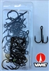 Size 2/0 VMC 9650 Coastal Black Nickel Treble Hook/25 Back