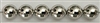 Size 10mm Round Bead/Nickel Plated Hollow Brass/100 Pack