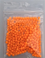4mm Bead/Neon Orange UV/200 pack