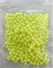 4mm Bead/Neon Chartruese (Yellow) UV/200 pack