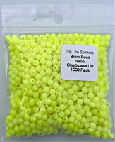 4mm Bead/Neon Chartreuse UV/1000 pack