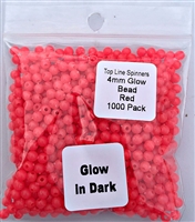 4mm Bead/Glow Red/1000pack