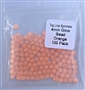 4mm Bead/Glow Orange/100 pack