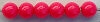 Size 5mm Round Bead/Fluorescent Hot Pink UV/100 Pack
