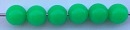 Size 6mm Round Bead/Solid Lime Green UV/100 Pack