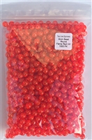Size 8mm Round Bead/Fluorescent Red UV/1000 pack