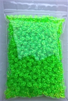 Size 8mm Round Bead/Clear Guide Green/1000 pack